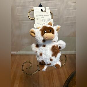 Giftable Cowb  Ball Body Very Solf Dog Toy Clinker & Squeaker  9”